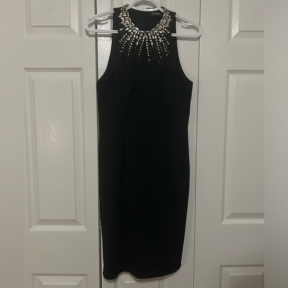 Black dress with gems - Picture 1 of 5